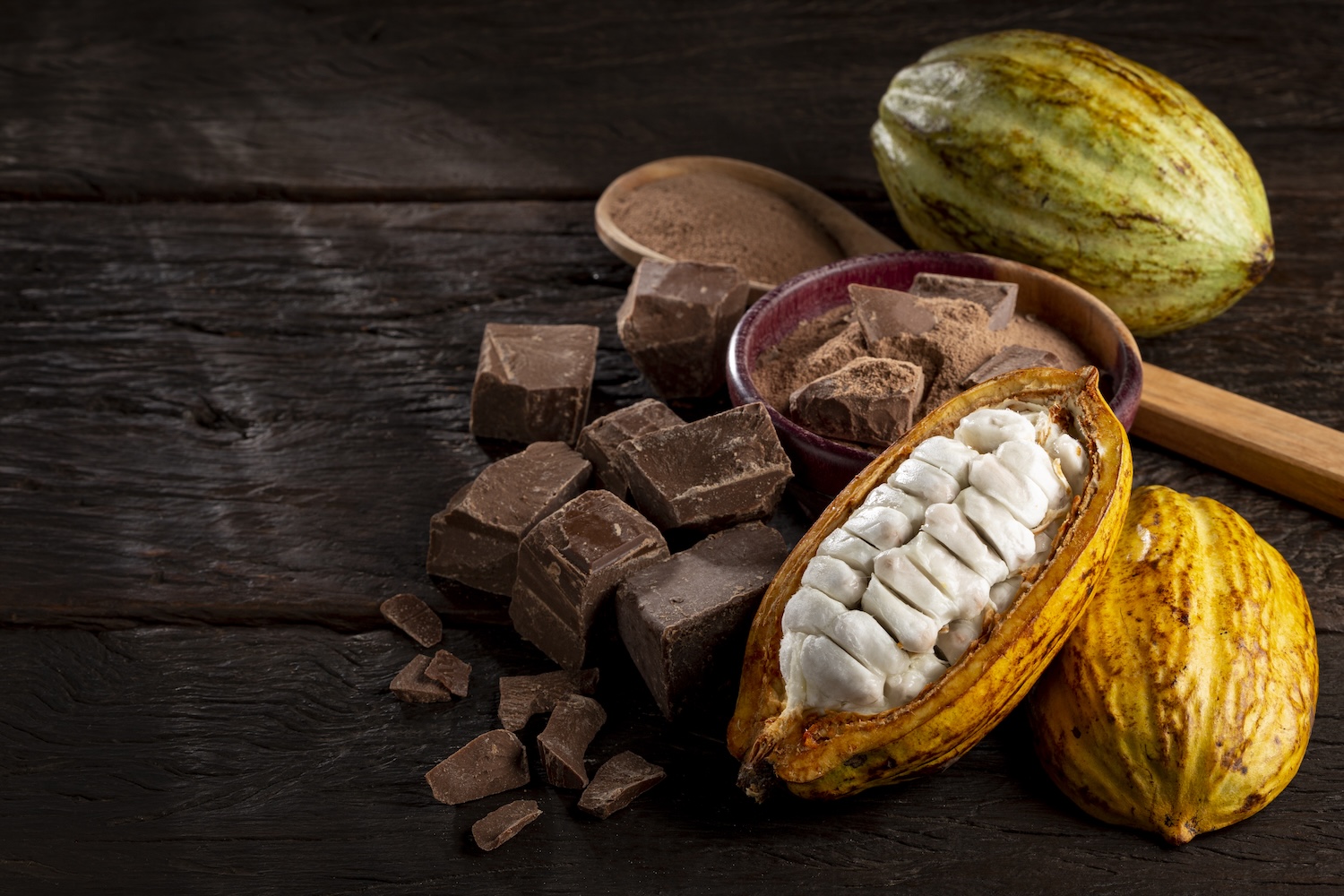 可製成巧克力的可可豆（圖片來源：Getty Creative）