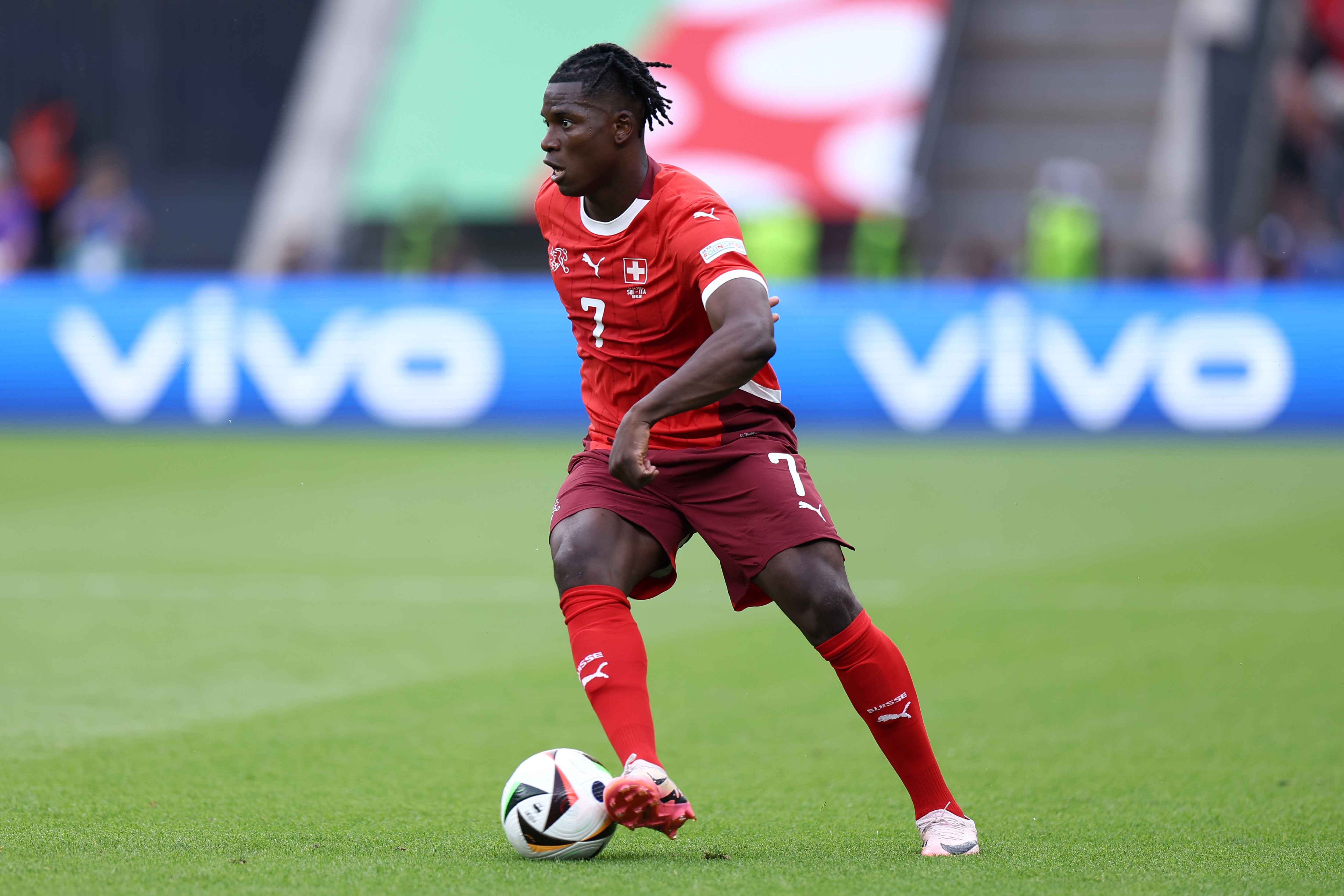 瑞士Breel Embolo。(Photo by Marco Canoniero/LightRocket via Getty Images)