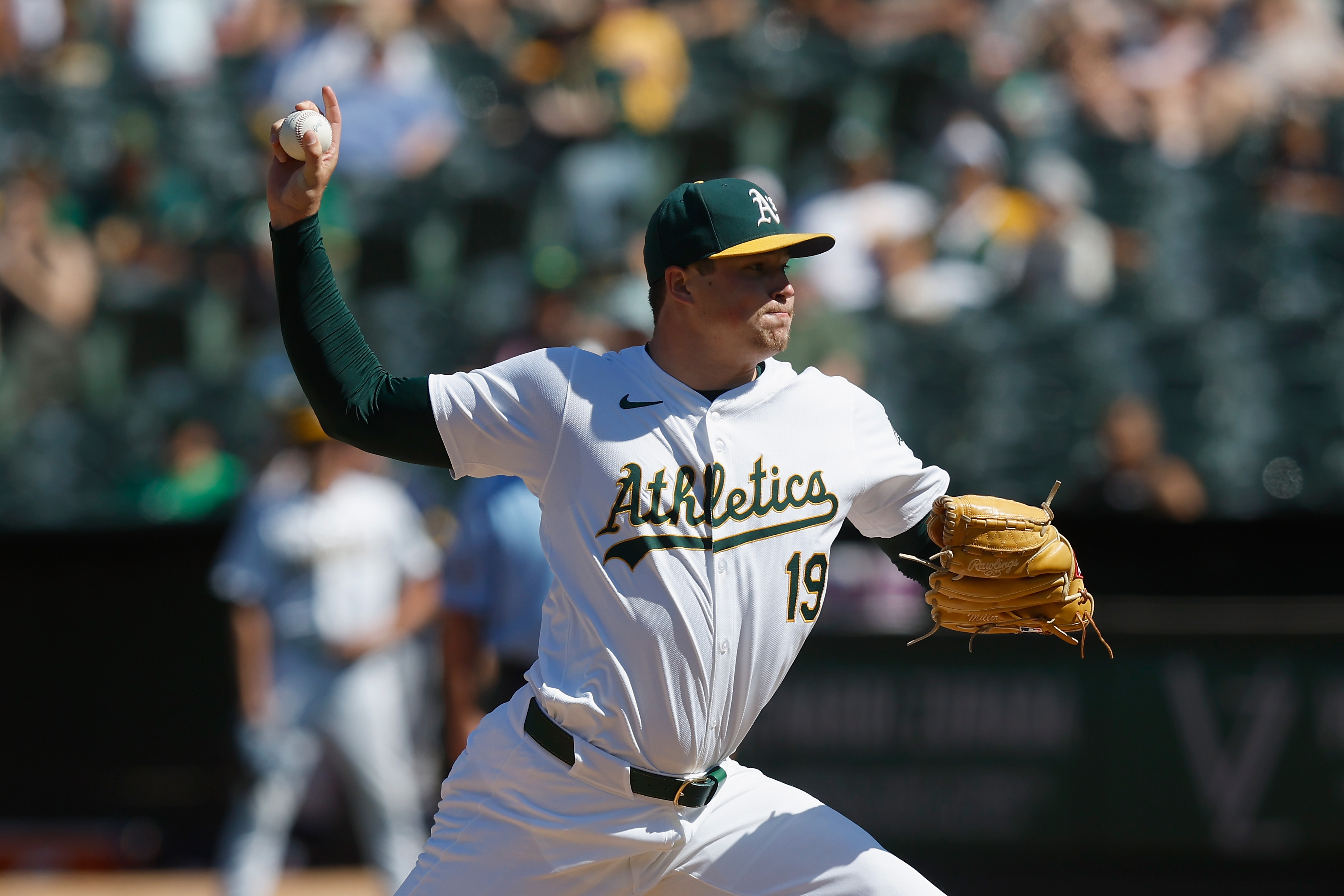 Closer Mason Miller's breakout provided a bright spot in the A's final season in Oakland. (Photo by Lachlan Cunningham/Getty Images)