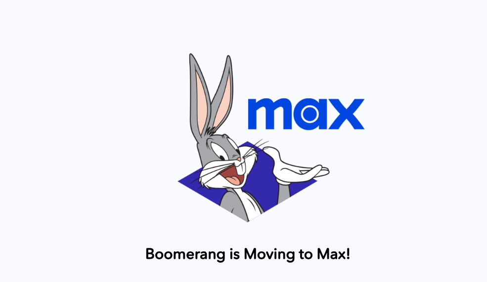 An ad stating that Boomerang is ending.