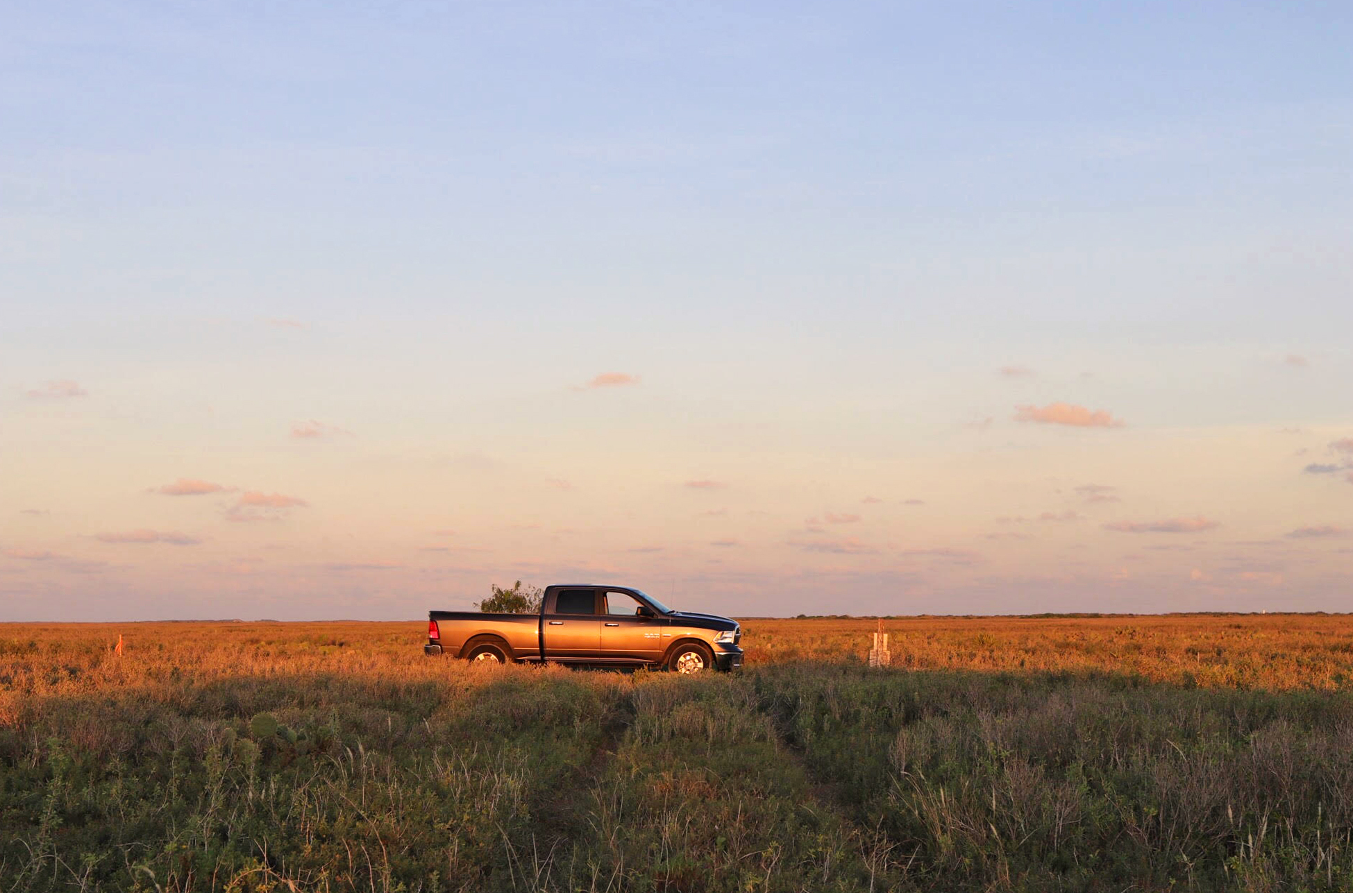 What CAH's Texas land looked like prior to SpaceX's alleged trespassing.