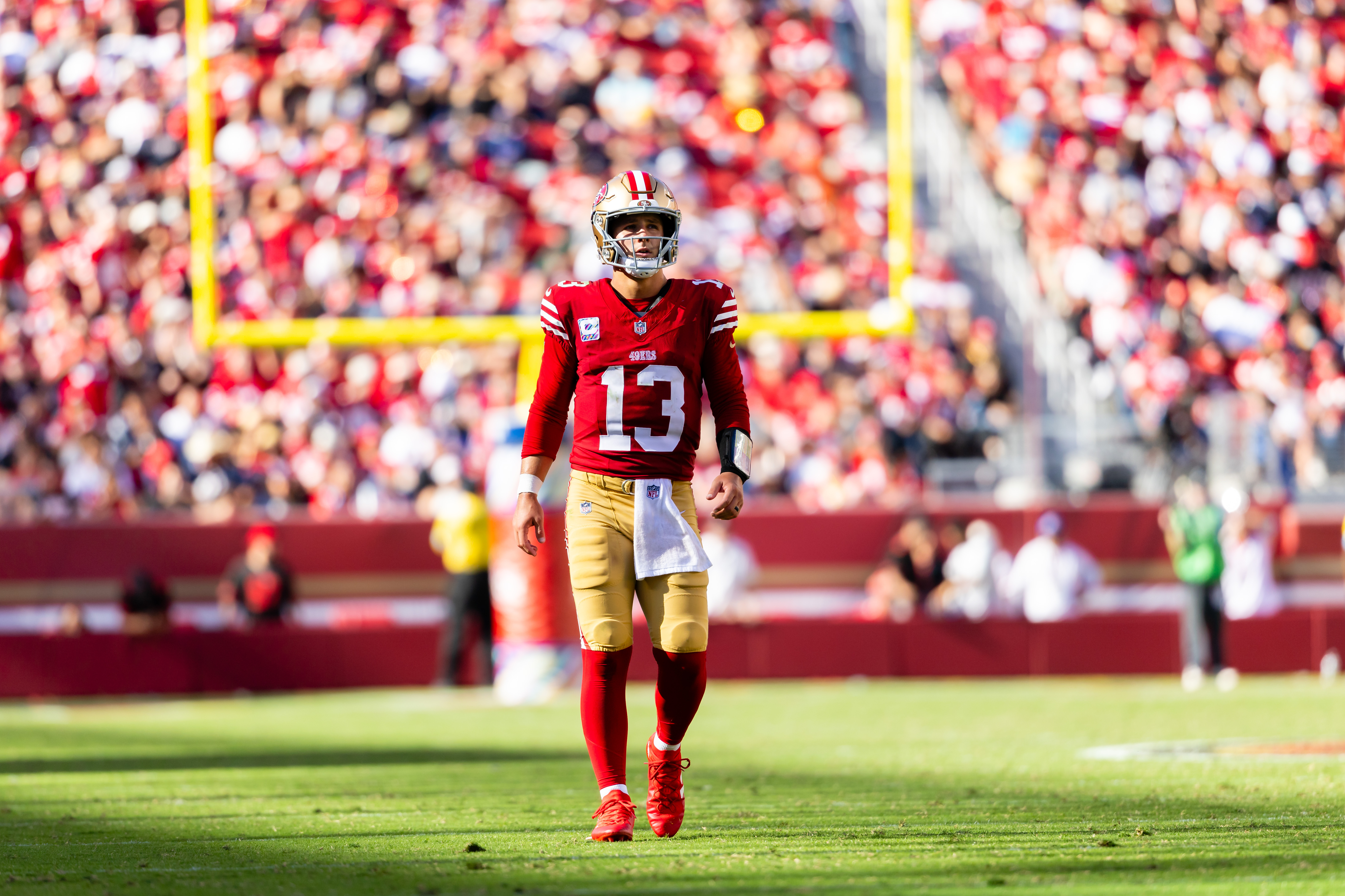 San Francisco 49ers quarterback Brock Purdy (13) 