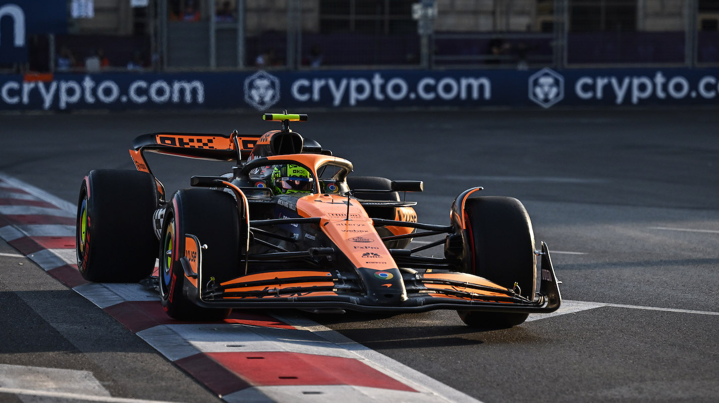 Lando Norris, McLaren MCL38錯誤時間出現在錯誤地方導致Norris於Q1淘汰出局