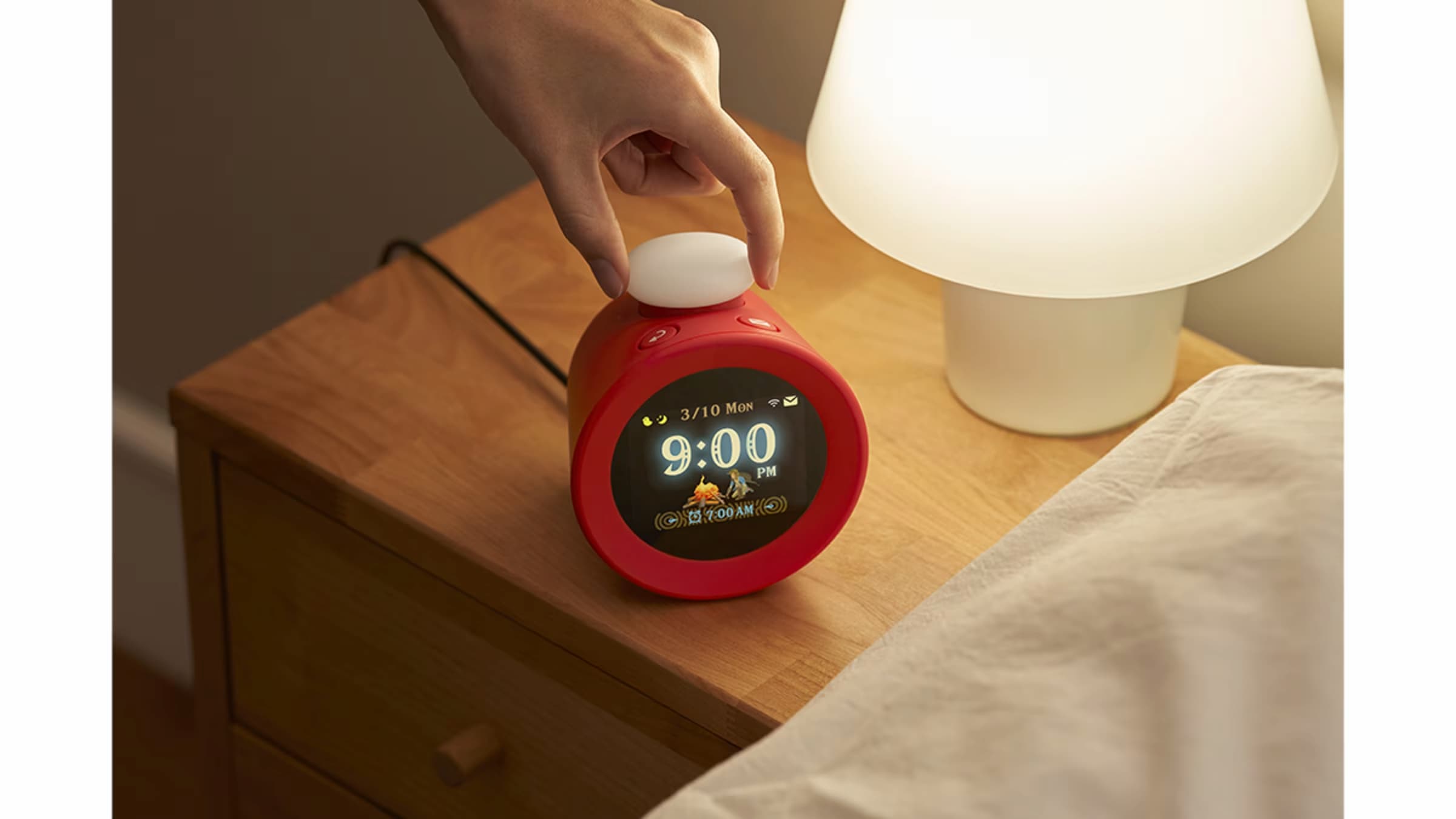 Nintendo’s latest hardware is Alarmo, a $99 motion-sensing alarm clock (not the Switch 2)