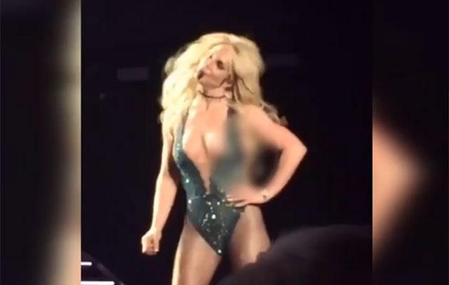 Britney Boob Slip