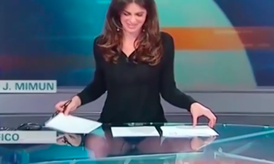 Nipple Slip On The News