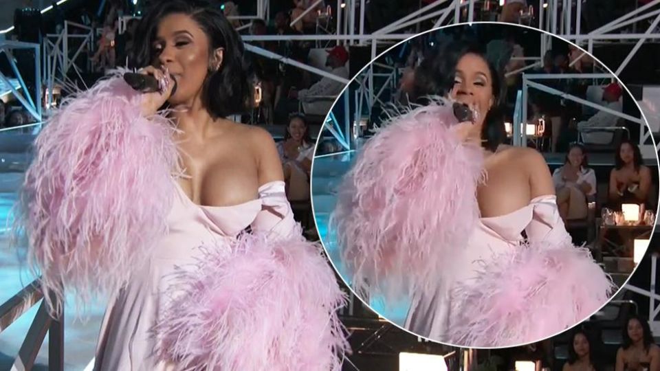 Cardi B Nip Slip