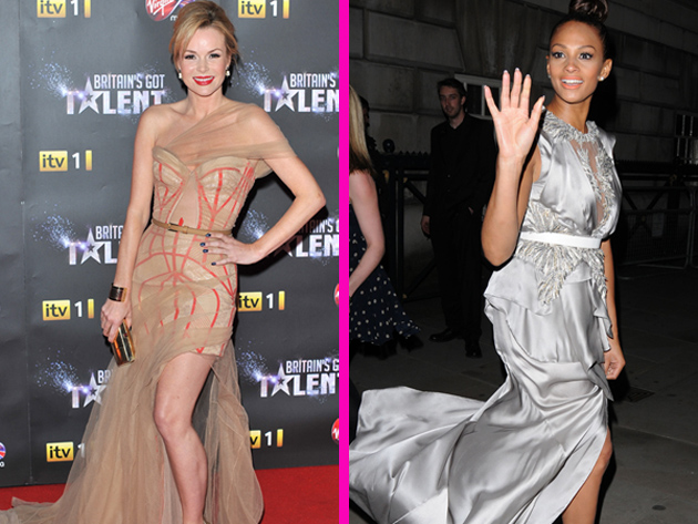 Amanda Holden And Alesha Dixon Join Celebrities In Thigh High Split Dresses