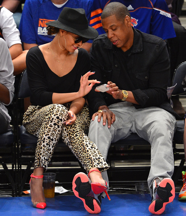 Beyonce and Jay -Z step out in matching shoes – aww!