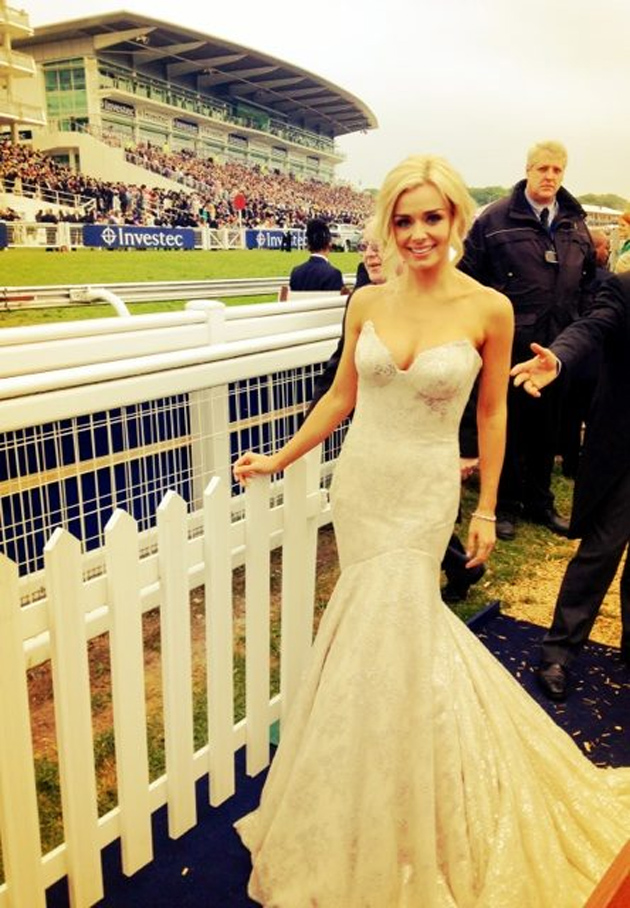 Katherine Jenkins Ignores Weight Loss Comments Looks Gorge At Epsom 