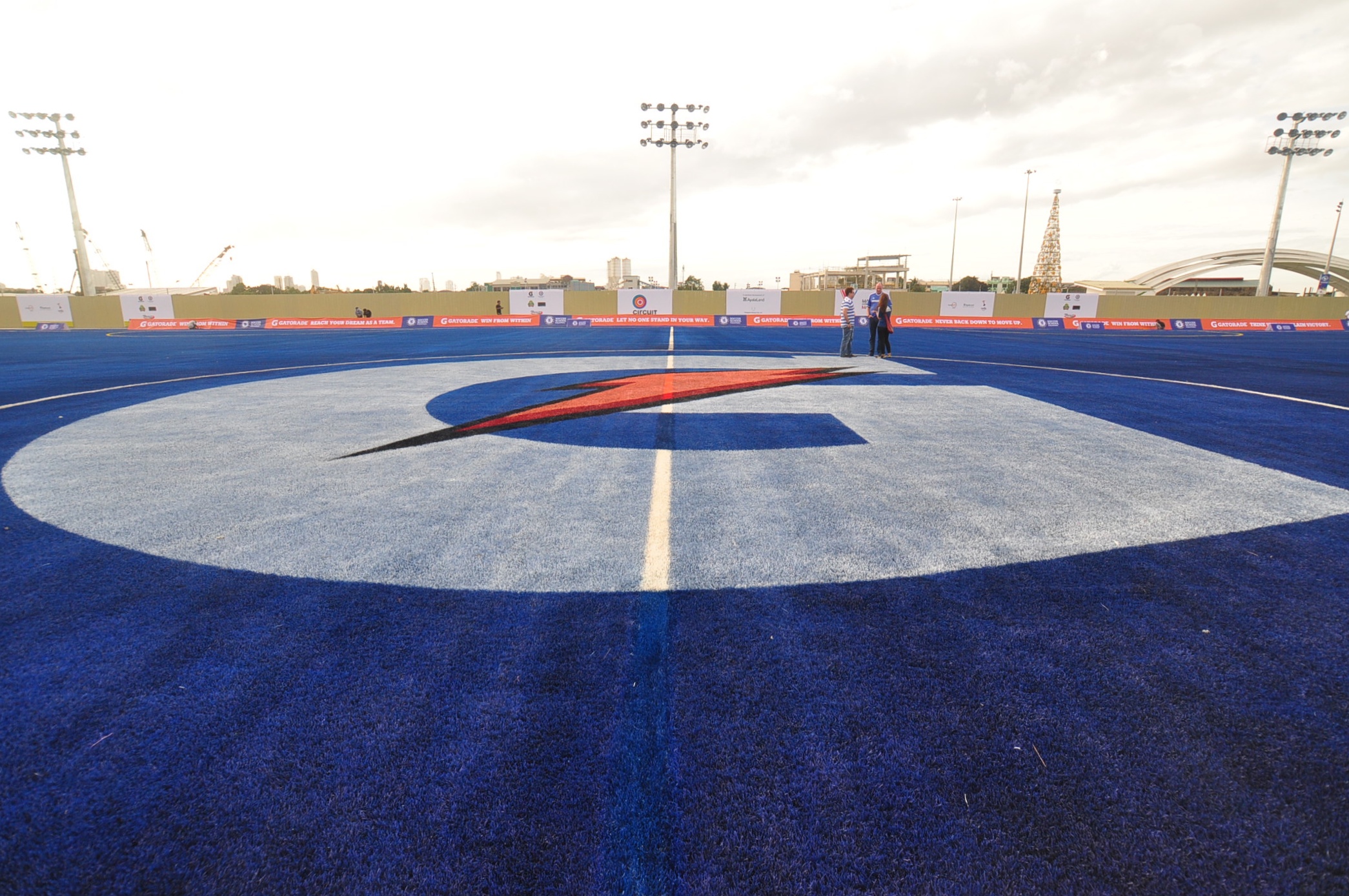 Football: Gatorade-Chelsea Blue Pitch unveiled in The Circuit