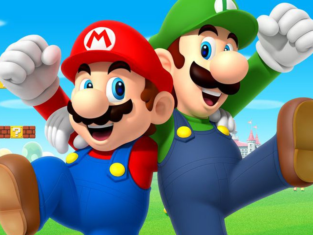 The Mario Bros. jump from game icons to silver screen stardom in