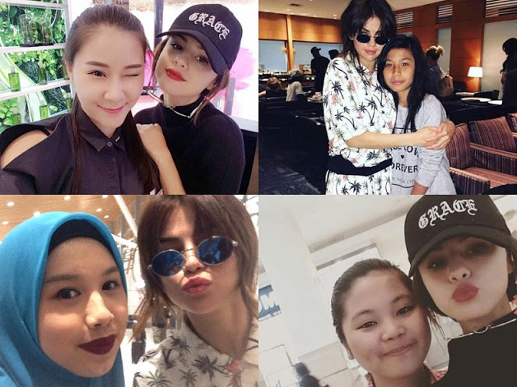 Selena Gomez takes selfies with Malaysian fans