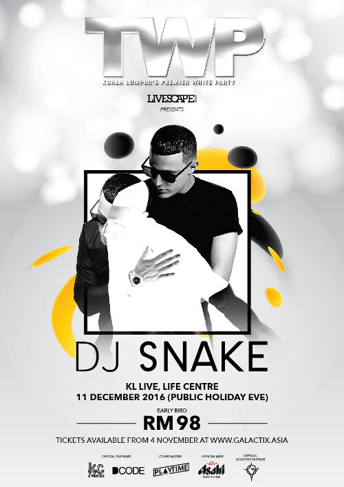 Dj Snake To Paint Kuala Lumpur White This December