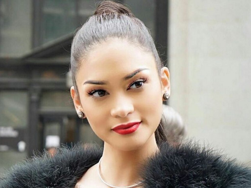 Pia Wurtzbach travels in style with a designer bag