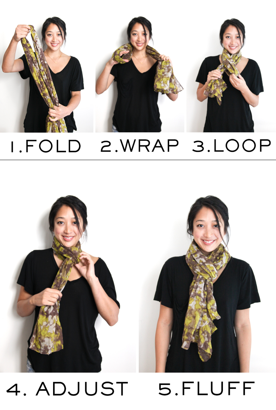 How to knot your scarf