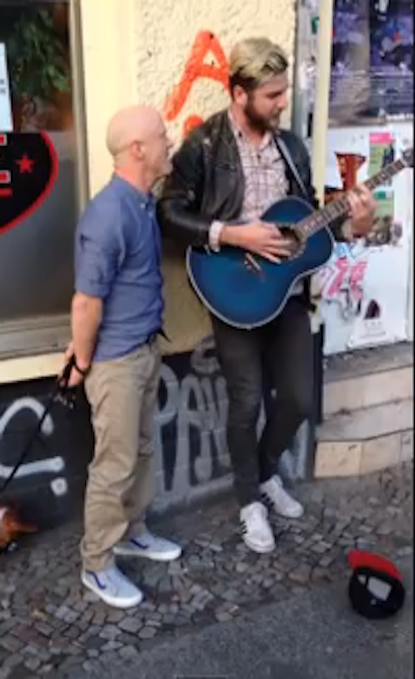 Jimmy Somerville Surprises Street Musician for 'Smalltown Boy' Duet