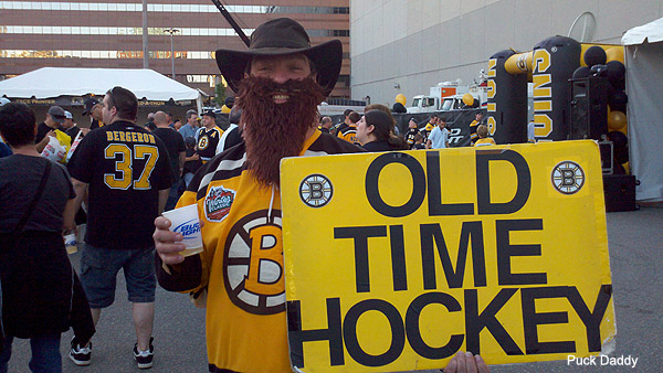 Witness Boston Bruins Stanley Cup Final fan costume party