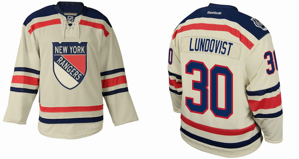 new york rangers old school jersey