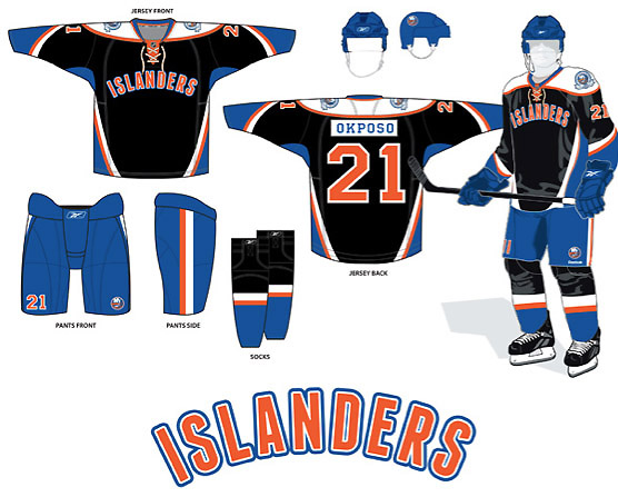 islanders black jersey