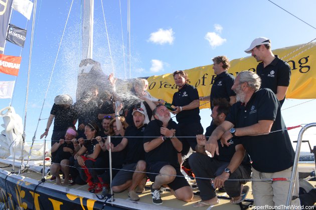 Canadian skipper has his boat in the lead in the 40,000-mile Clipper ...