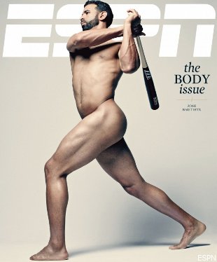 Jose Bautista's nude ESPN photo shoot proves he, Jays are rising, but is it  the best move? - Yahoo Sports