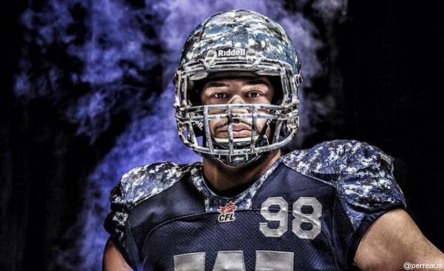 Blue Bombers' “Signature Look” adds camo, but leaves out gold and