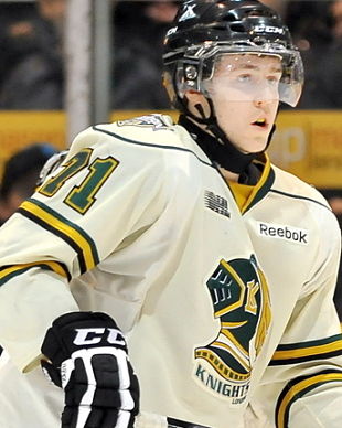 London Knights Home Uniform - Ontario Hockey League (OHL) - Chris