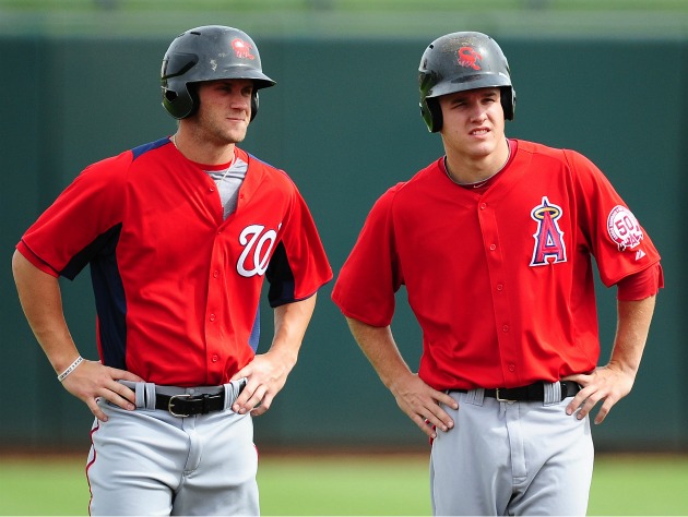 Mike Trout, Bryce Harper waiting for MLB playoffs win - Sports