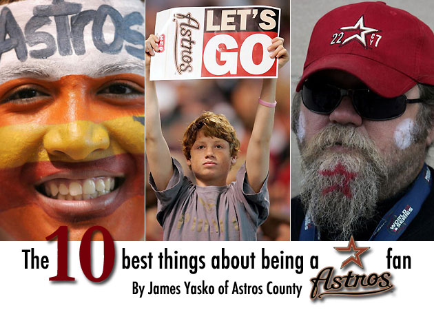 The 10 best things about being an Astros fan