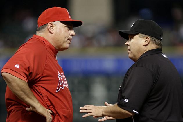 Angels' Drury suspended 1 game for making contact with umpire