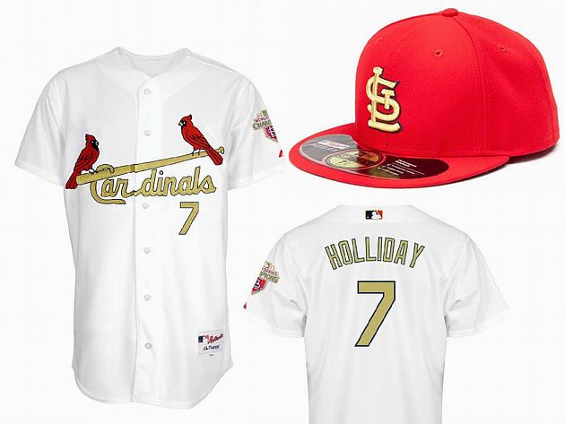 Cards' opening day uniforms have golden touch