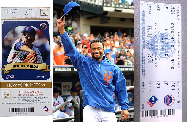 Johan Santana no-hitter ticket reprints to sell for $50 at Mets.com