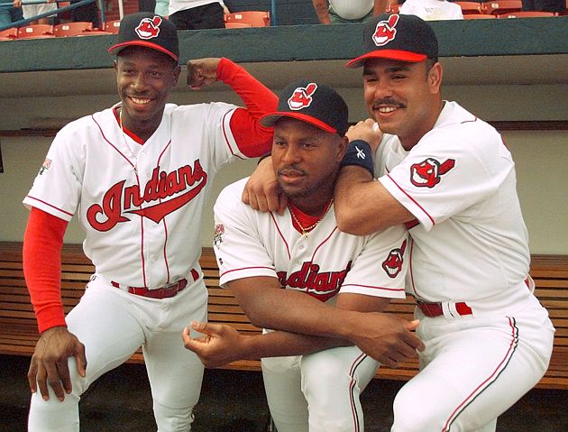 Vintage Cleveland Baseball Bad Boys Kenny Lofton Albert Belle -   Singapore