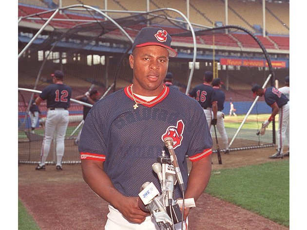 Vintage Cleveland Indians Bad Boys Kenny Lofton Albert Belle