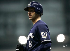 MVP Ryan Braun tests positive for PED - The Boston Globe