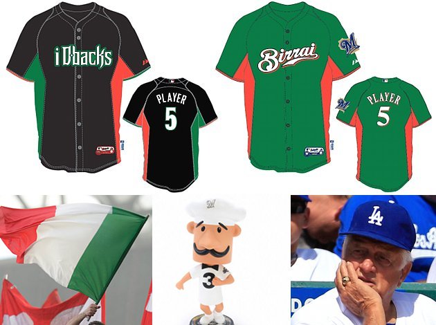 MLB, Shirts, Dodgers Jersey Mexican Heritage Day