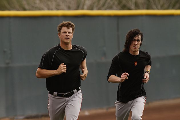 April 2, 2012 - Tim Lincecum, Clayton Kershaw