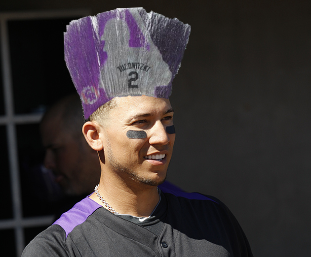 This Rockies Fan's Mohawk is the Gold Standard of Troy Tulowitzki Tribute  Mohawks - Sports Illustrated