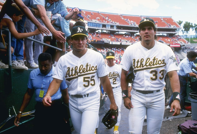 The A's new broadcast team, Jose Canseco, and the internet at