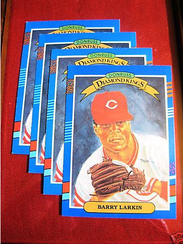 MLB Barry Larkin Signed Trading Cards, Collectible Barry Larkin