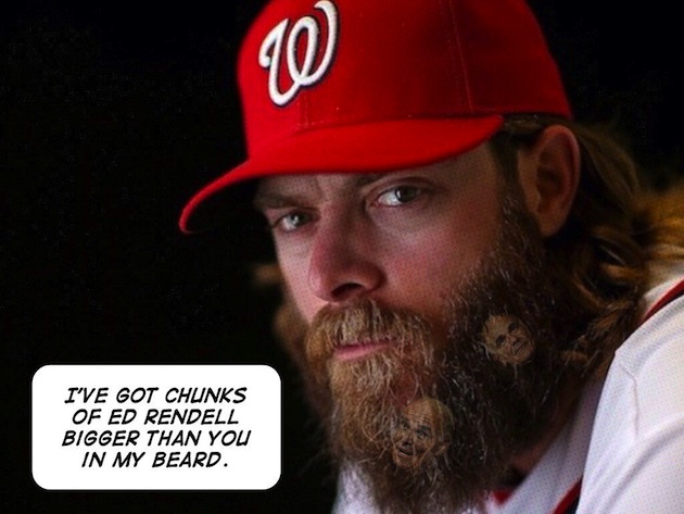 Jayson Werth hates when Philadelphia microphones tickle his beard