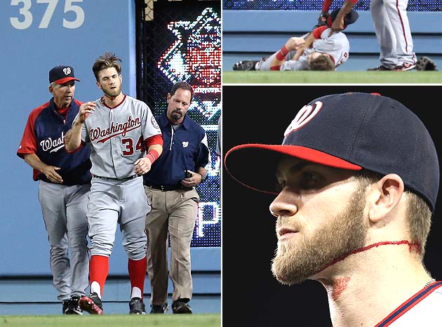 Bryce Harper and the Dodger Stadium Wall