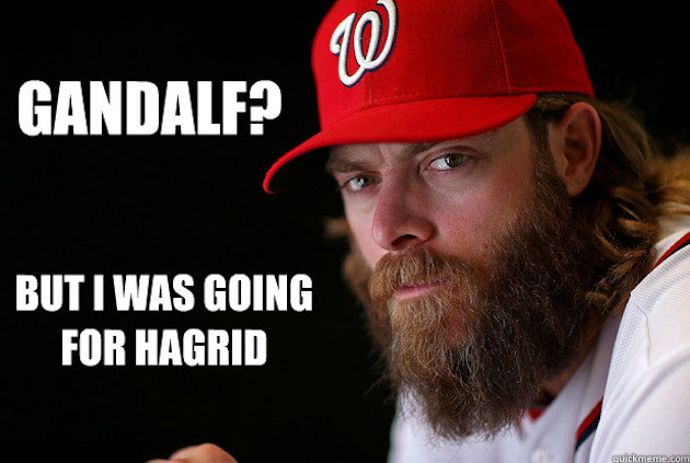 Jason Werth- He looks SO much better with his hair and Facial Hair THIS  way, he is actually a nice looking M…