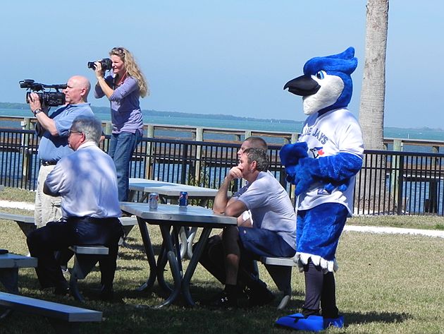 Blue Jays mascot escapes into Florida wild (PHOTOS)