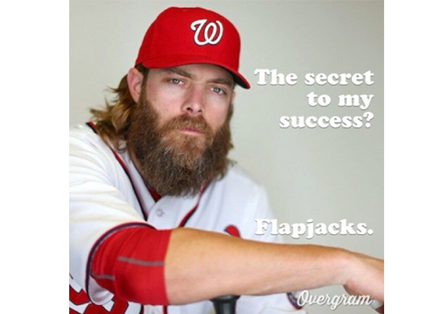 Jayson Werth hates when Philadelphia microphones tickle his beard