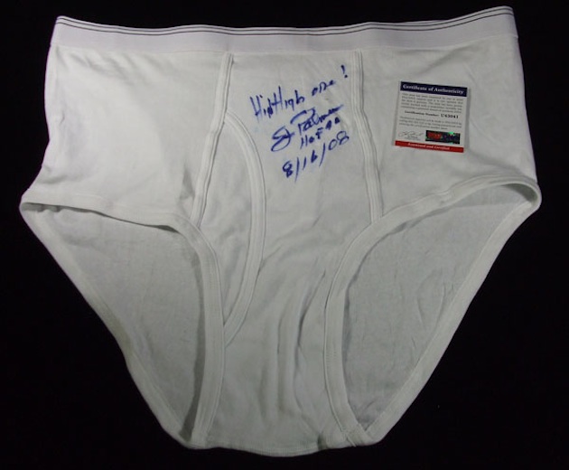 For sale — underwear autographed by Hall of Famer pitcher/model Jim Palmer  - Yahoo Sports