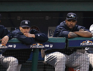 Sabathia injured by line drive