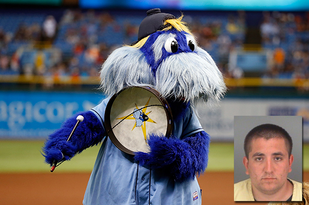 Needham man allegedly grabbed Rays mascot by neck - The Boston Globe