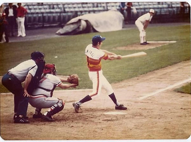 Ron Paul stars in Astros rainbow uniform at '76 Congressional ballgame